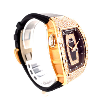 Buy Richard Mille RM 37 Ladies Rose Gold Snow Diamonds today